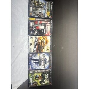 ps2 game lot bundle untested